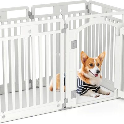 Parc modulable pour chien intérieur et extérieur