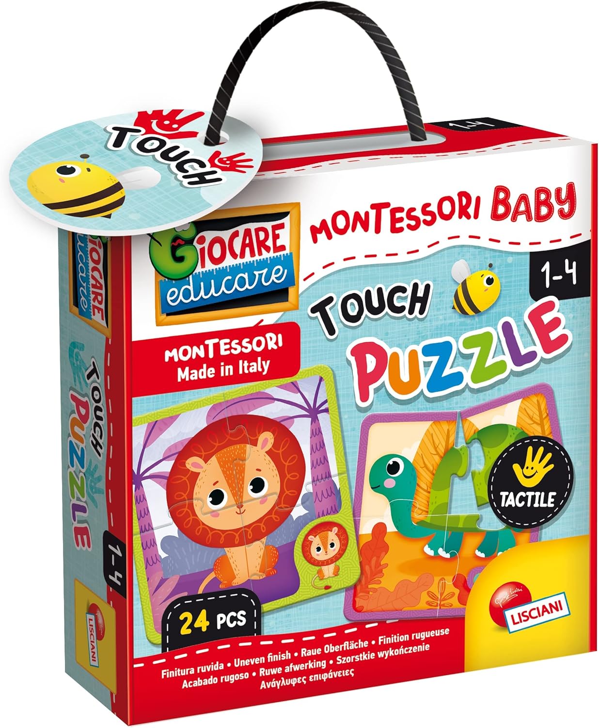 Puzzle tactile montessori pour bébés et jeunes enfants