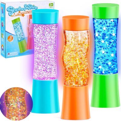 Sablier liquide lumineux anti-stress pour enfants et adultes