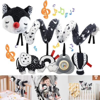 Spirale d'activité sensorielle pour bébé 0-9 mois