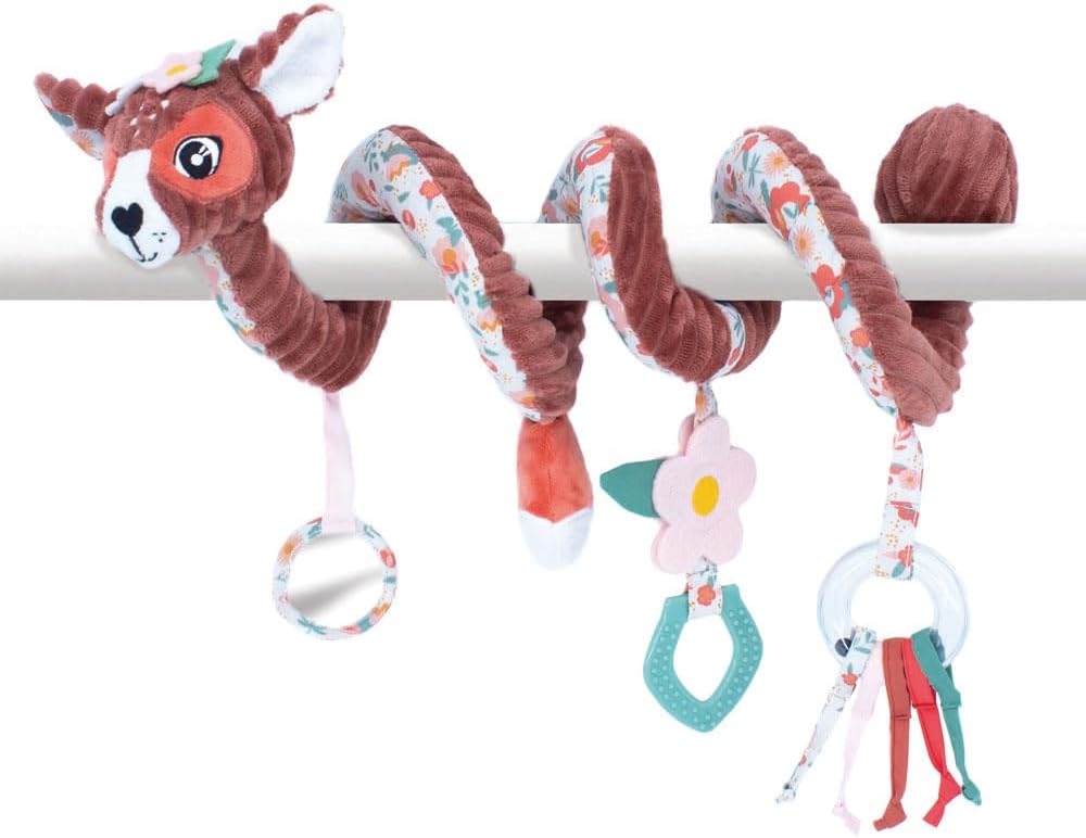 Spirale d'activités bébé Melimelos la biche terracotta