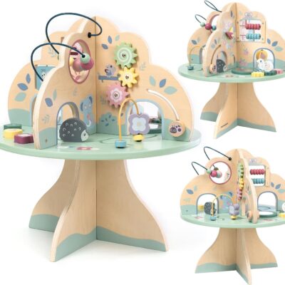 Table d'apprentissage en bois multifonctionnelle pour enfants