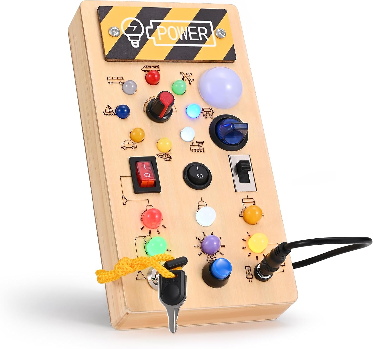 Tableau d'activité Montessori lumineux pour enfants