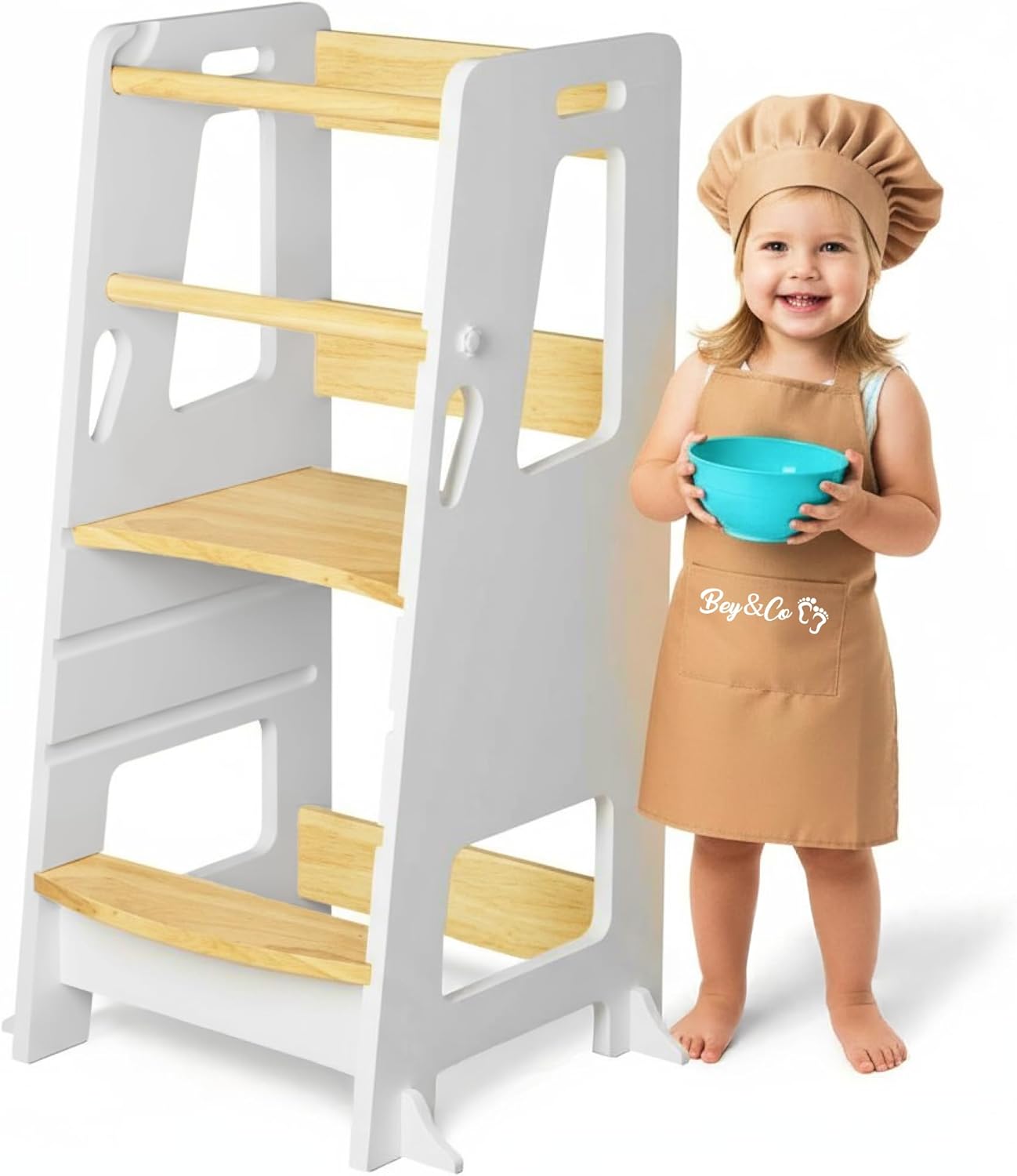 Tour d'observation Montessori en bois réglable pour enfants