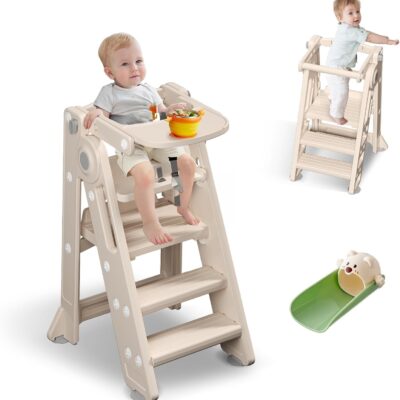 Tour d'observation pliable et réglable Montessori pour enfant