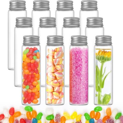 Tubes sensoriels éducatifs 110 ml avec bouchons - lot de 12