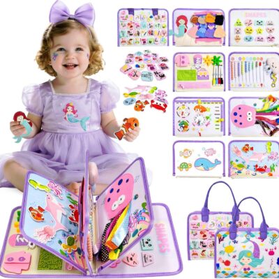 busy board montessori pour enfants de 2 à 3 ans