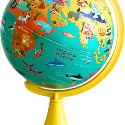 globe éducatif montessori 15 cm