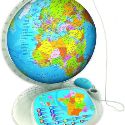 globe interactif éducatif pour enfants avec réalité augmentée et stylo optique