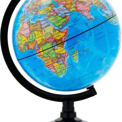 globe terrestre éducatif 14 cm en français