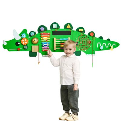 panneaux muraux d'activités dinosaure pour enfants montessori