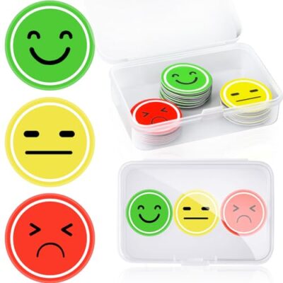 30 aimants smiley pour tableau de motivation enfant