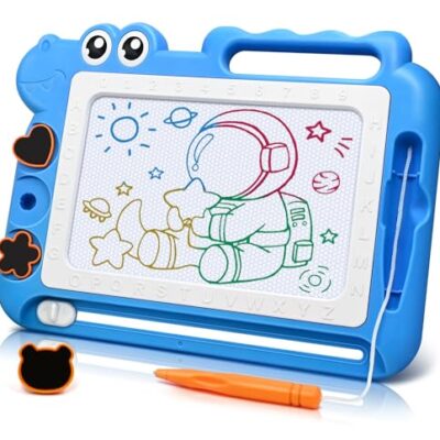 Ardoise magique enfant dinosaure avec stylo et tampons