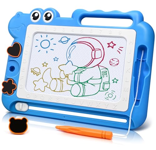 Ardoise magique enfant dinosaure avec stylo et tampons