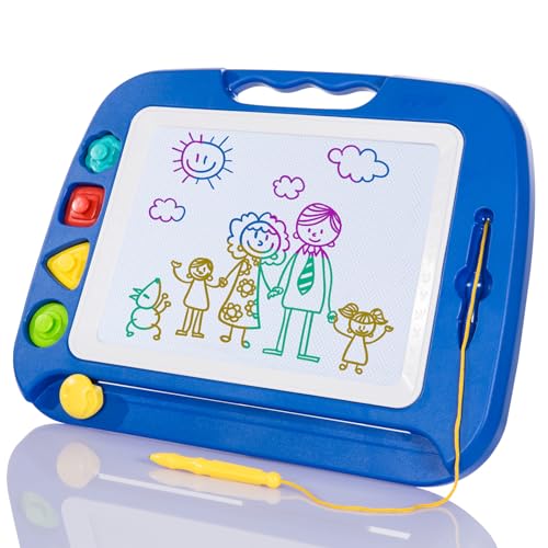 Ardoise magique enfant grand format SGILE bleue