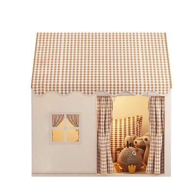 Cabane enfant interieur tissu style princesse HUOLE