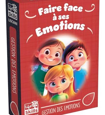 Cartes des emotions enfant, jeu illustré Life Skills