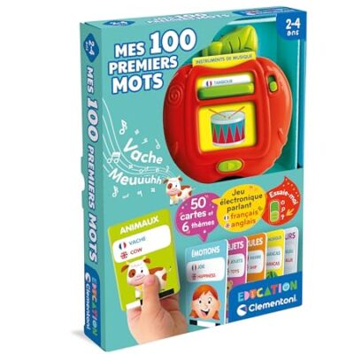 Cartes parlantes enfant bilingues 100 premiers mots