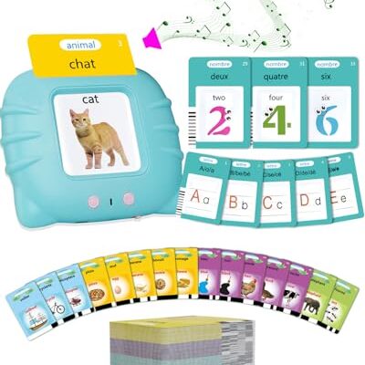 Cartes parlantes enfant français anglais 510 mots