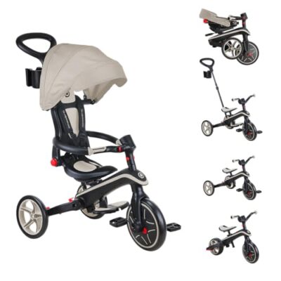 Draisienne evolutive enfant Globber Explorer 4 en 1 taupe