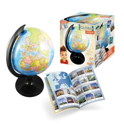 Globe terrestre enfant 20 cm avec notice illustrée