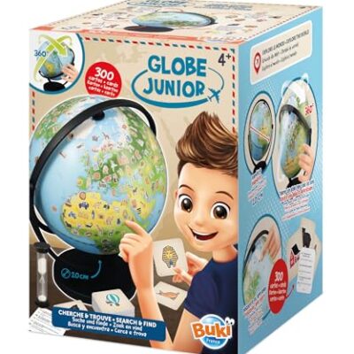Globe terrestre enfant Buki Junior avec cartes