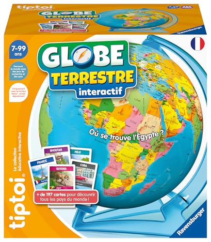 Globe terrestre enfant interactif tiptoi Ravensburger