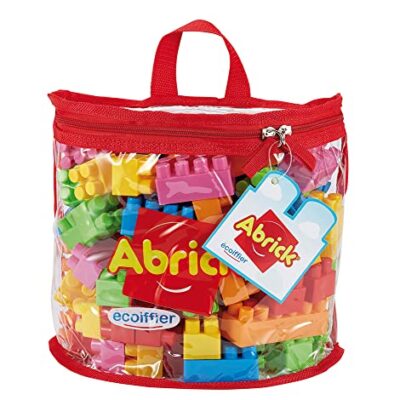 Jeu de construction en bois enfant : sac Abrick 100 pièces