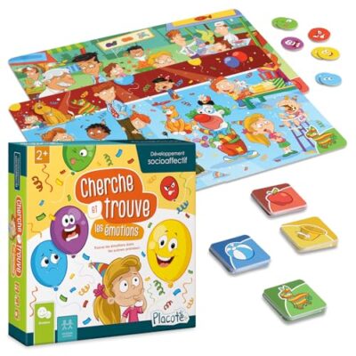 Jeu emotions enfant Cherche et Trouve Les Émotions