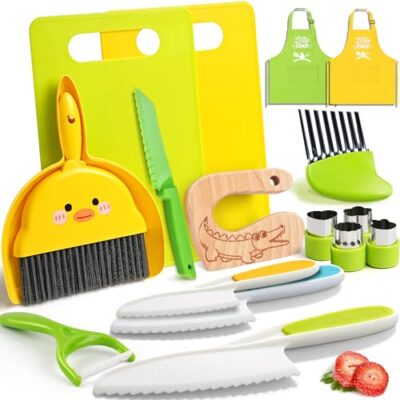 Kit couteau enfant cuisine securise 16 pieces