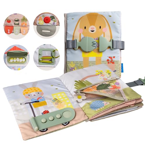 Livre Montessori enfant en tissu avec manipulations