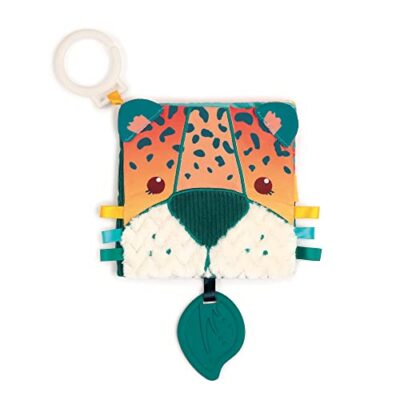 Livre sensoriel bebe tissu jungle avec 7 activités