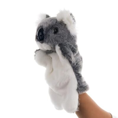 Marionnette a main enfant animal en peluche LOMTRATS