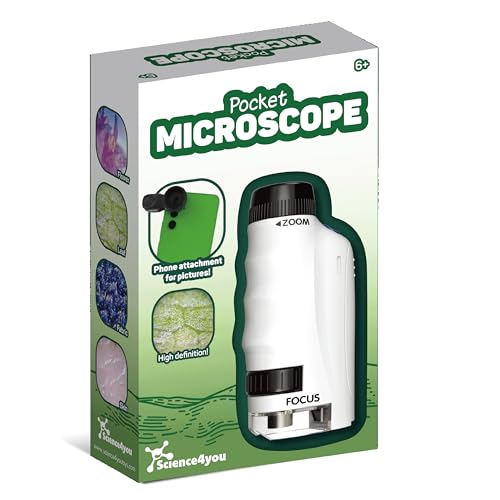 Microscope enfant de poche avec support téléphone