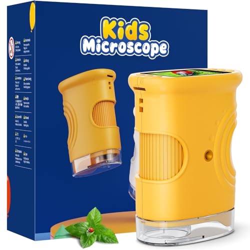 Microscope enfant numérique portable avec écran 2 pouces