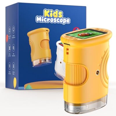 Microscope enfant portable avec écran et photo vidéo
