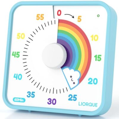 Minuteur visuel enfant LIORQUE grand format silencieux