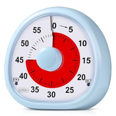 Minuteur visuel enfant rechargeable 60 minutes Diboniur