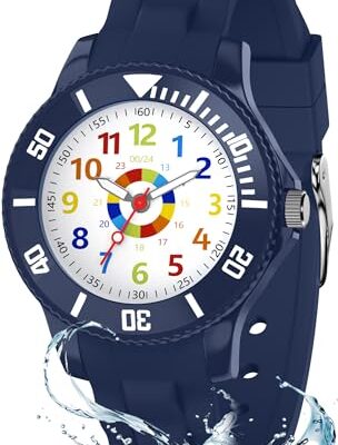 Montre enfant apprentissage heure analogique Ayybboo