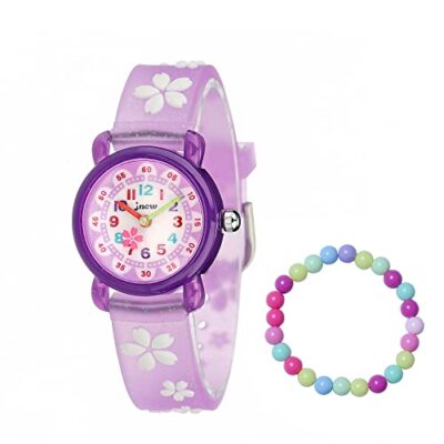 Montre enfant apprentissage heure avec bracelet cartoon 3D