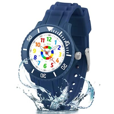 Montre enfant apprentissage heure avec cadran tournant