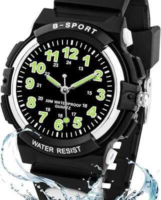 Montre enfant garcon aiguilles Edillas analogique