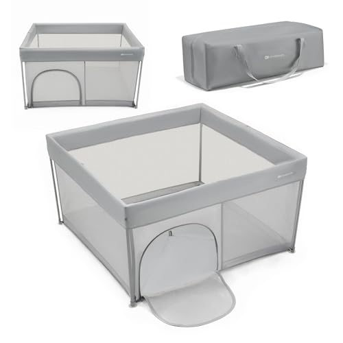 Parc bebe pliable ZIKI gris avec sac de transport