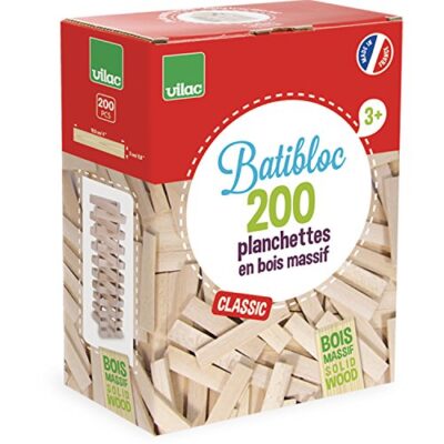 Planchettes de construction en bois Batibloc Classic 200