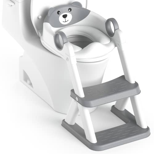 Réducteur de toilette enfant 2 en 1 avec marchepied