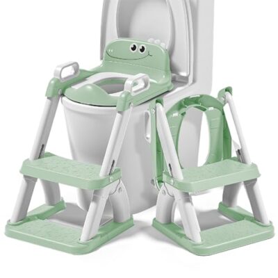 Réducteur de toilette enfant pliable avec marche