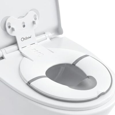 Réducteur de toilette enfant pliable Orzbow blanc