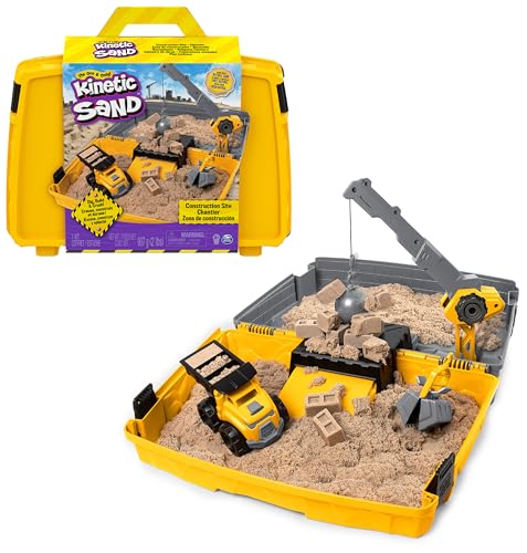 sable cinetique enfant avec mallette de construction