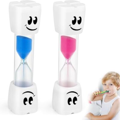 Sablier minuteur enfant 2 minutes pour brossage des dents