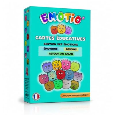 Tableau des emotions enfant : cartes EMOTIO 48 cartes